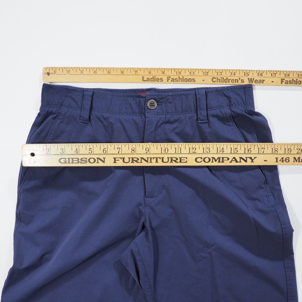 Under Armour Match Play Shorts Mens 32 Blue Golf Athletic Performance Heat Gear - Picture 4 of 10